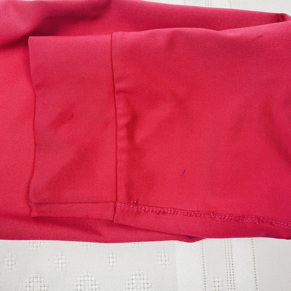 Adidas Pink Track Jacket Womens Large Climalite Full Zip 3 Stripe Activewear - Picture 6 of 15